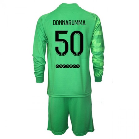 Billiga Fotbollströjor Paris Saint-Germain Målvakt Gianluigi Donnarumma 50 Barn Tredje tröja 2021/22 Långärmad